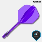 ALL in ONE/pero z nastavkom WINMAU/Fusion/Integrated Flight & Shaft/Purple