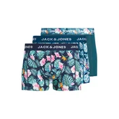 JACK & JONES Boksarice JACBUSTER nočno modra / petrol / temno zelena