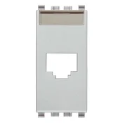 VIMAR EIKON AVAYA ADAPTOR RJ45 LAN (RJ45) NEXT SREBRNI VI20338.C.N
