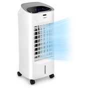 OneConcept Coolster, hladilec zraka, ventilator, ionizator, 60 W, 320 m3/h , 4 l posoda, bela barva
