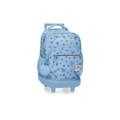 Pepe jeans Olivia ranac za školu sa točkićima - sky blue ( 60.829.42 )