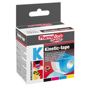 Pharmadoct, kineziološki trak 5 cmx5 m - moder