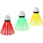 Badminton loptice/košare plastične u boji 3 kom