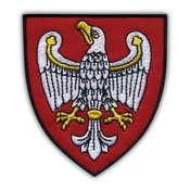 shumee Našitek grba regije Wielkopolska - Podlaga za likanje/toplotno varjenje - Vezen našitek/značka/emblem