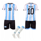 ShopJK DJECJI NOGOMETNI DRES S DOKOLJENICAMA MESSI ARGENTINA - KOMPLET Rozmery: 176