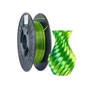 Filament 3DPower PLA svileni dvojni 1,75 mm zelen/rumen 0,3 kg