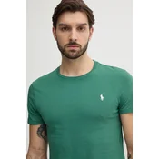Bombažna kratka majica Polo Ralph Lauren moška, rdeča barva, 710671438