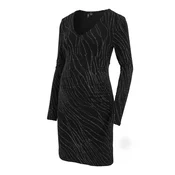 Vero Moda Maternity Obleka VMMNITA črna/srebrna