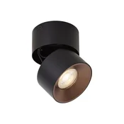 Sodoben nadometni reflektor črn GU10 50mm nagiben - Echo