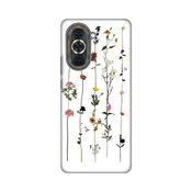 Silikonska maska za Huawei Nova 10 Flower Print Skin bela