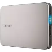 Toshiba Canvio Flex 4TB zunanji disk, 6.35cm (2.5), USD 3.2 Gen 1, srebrn - HDTX240ESCCA