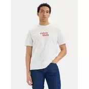 Calvin Klein Jeans Majica SS 20S LV04RG815G Bela Regular Fit