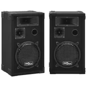 Profesionalni pasivni scenski zvucnici HiFi 2 kom 800 W crni