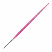Čopič za poslikavo nohtov NANI Kolinsky, vel. 10/0 – Glitter Pink