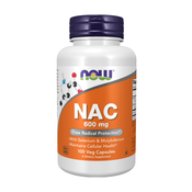 NAC NOW, 600mg (100 kapsul)