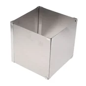 Nastavljiv rob visok 15 cm pravokoten pekač 15x15/28x28 cm