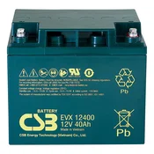 Backup Battery CSB EVX12400i 12V, 40Ah, 400A