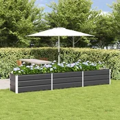 Sadilica Antracit 290 x 50 x 45 cm Cinkani celik