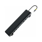 BASEUS prikljucna stanica USB 3.2 TipC 12v1 EliteJoy siva B0114200