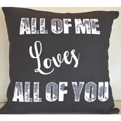Jastucnica Love black 40x40 2061