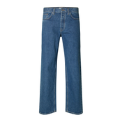 SELECTED Kavbojke SLH220 BEN KORI moder denim