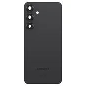 SAMSUNG Samsung, Originalni pokrov baterije za Galaxy S25 Plus Service Pack z vgrajenim lepilom, Črna, (5000192161)