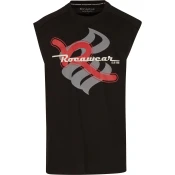 ROCAWEAR Majica Sirene  siva / rdeča / črna