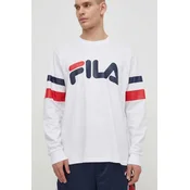 Bombažna majica z dolgimi rokavi Fila Luohe