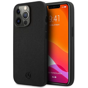 Mercedes MEHCP13LMBLBK iPhone 13 Pro 6,1 black hardcase Leather Meshed Metal Logo (MEHCP13LMBLBK)