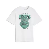 PUMA Flagrant Foul Relaxed Basketball Tee Youth, Shop, White, 7-8Y