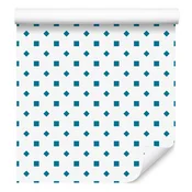 Bela in celadon tapeta Pike, drobni detajli 50x1000 cm