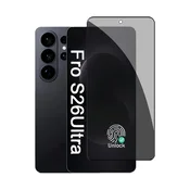 INF 360 Zaščita Zasebnosti S Prstnim Odtisom Kaljeno Steklo za Samsung Galaxy S25FE, (5000275306)