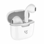 SBOX slušalke bele bluetooth z mikrofonom EB-TWS18