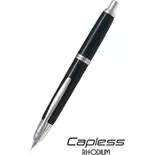 PILOT nalivno pero Capless Rhodium FC-1500RR Črna