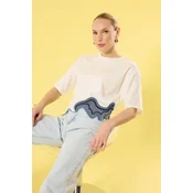 Trendyol Milla Ženska bluza, Krem