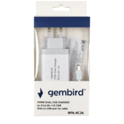 Gembird USB kabl 2.0 AM Tip C (AM/CM), 1.8 m , Beli