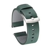 BStrap Fine Leather pašček za Samsung Galaxy Watch 3 45mm, green
