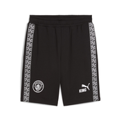 Mens Puma Manchester City KING Sweat Shorts, Black, Size L, Sport