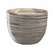 Prevleka za cvetlični lonec PURKY GREY keramika mat d19x16cm