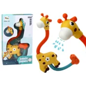 LEAN TOYS Prha Žirafa za kopanje - Rumena Igrača za vodo