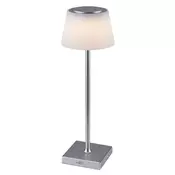 Rabalux 76013- LED Zatemnitvena polnilna namizna svetilka TAENA 4W/3,7V IP44 srebrna