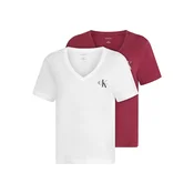 Calvin Klein Jeans Majica češnjevo rdeča/črna/bela