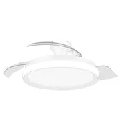 Bliss DC STROPNI VENTILATOR SA PRIGUŠIVOM LED SVJETILJKOM 28W+35W TW MATT BIJELA 8721103096104