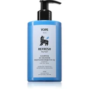 Yope Men Refresh My Hair šampon za mastne lase za moške 300 ml
