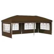 Vidaxl Zložljivi šotor za zabave 575 x 289 x 245 cm Taupe
