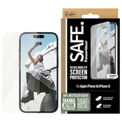 PANZERGLASS SAFE BY PANZERGLASS KALJENO STEKLO ULTRA-WIDE FIT ZA IPHONE 16, (21911501)