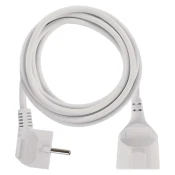 Podaljšek 1,4 m/1 vtičnica/beli/PVC/1 mm2