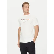 Tommy Hilfiger Majica Multi Flags MW0MW38616 Bela Regular Fit
