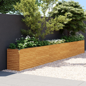 Povišena vrtna gredica 578x50x69 cm Corten celik