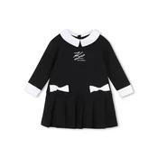 Karl Lagerfeld Kids Vsakodnevna obleka Z31291 M Črna Regular Fit